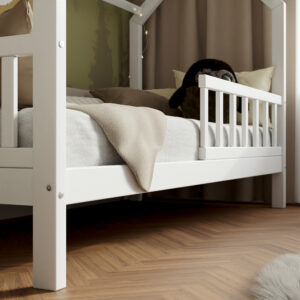 Solid Wooden Housebed Deluxe 90×200 White lacquer