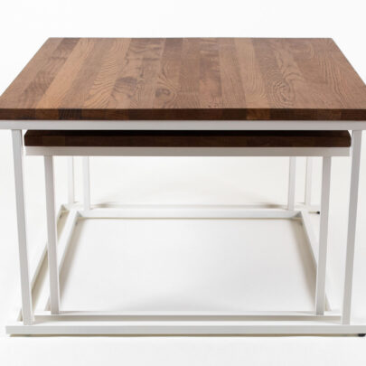 Massivt træsofabord designs