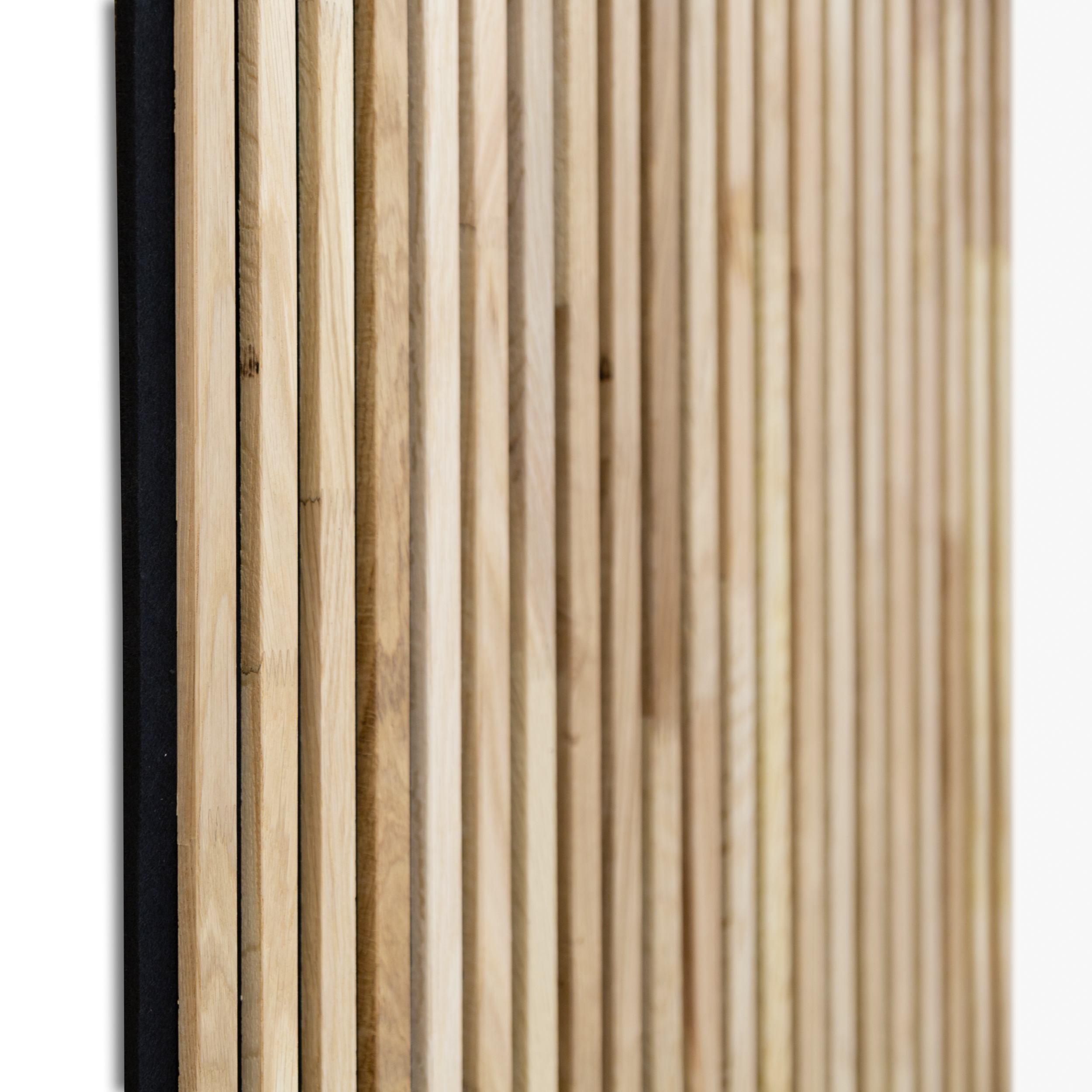 Acustic wall panel – 18mm slats – 240×60 – natural oak
