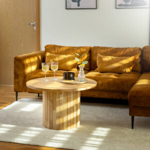 Solid Oak Wood Coffee Table Kalda